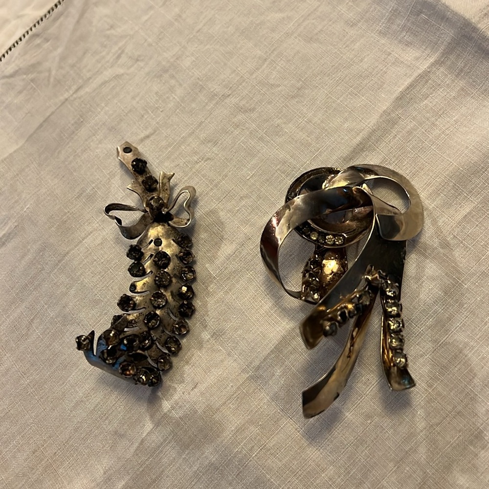 Vintage Pins Brooches Sterling Silver
